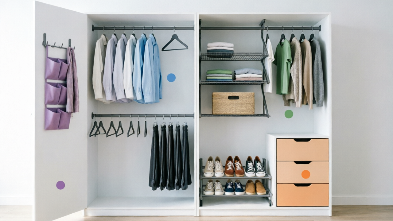 Closet Storage Solutions: 10 Products Organized by the 4-Zone Map