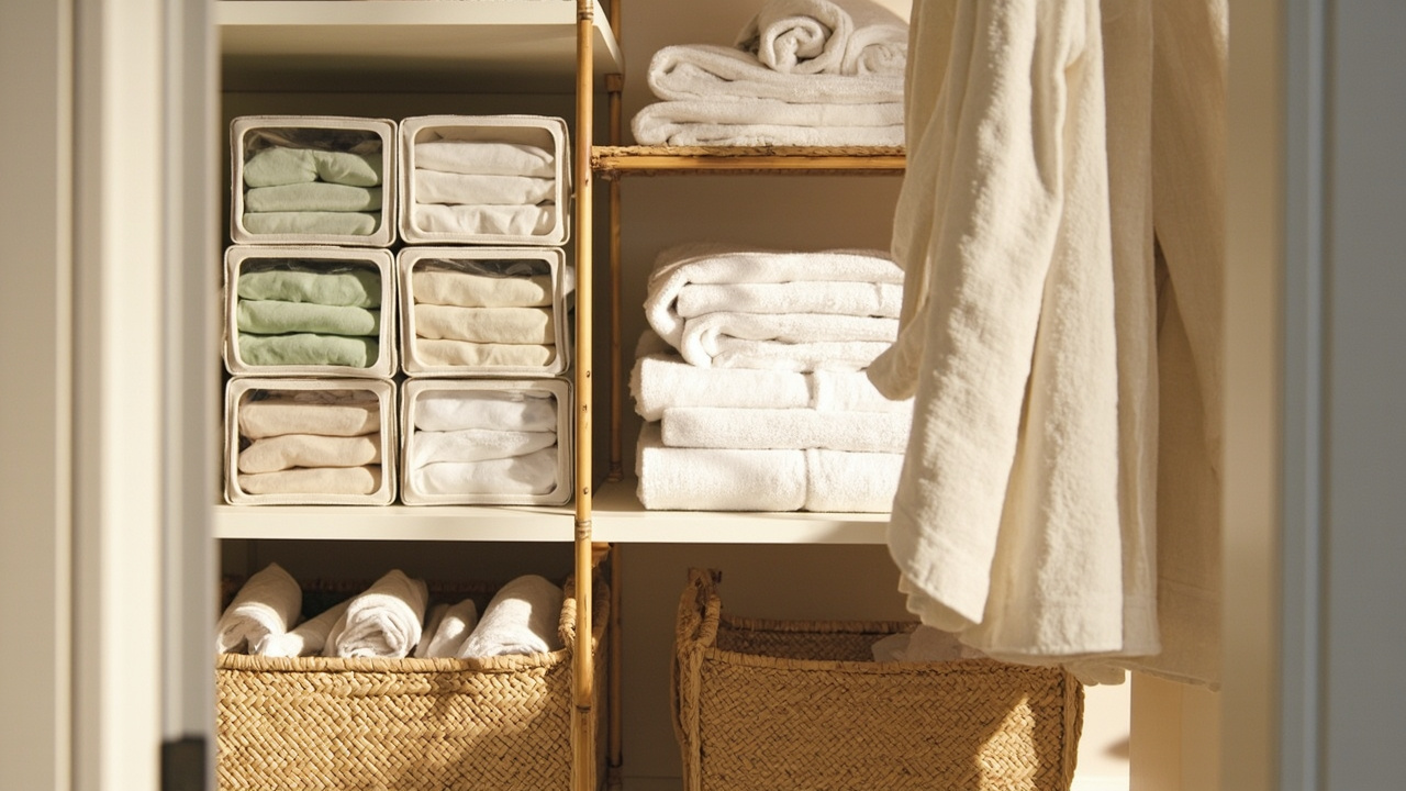 Linen Closet Organization: 5 Steps + The Per-Bed Quota System