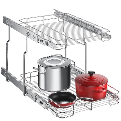 Delamu Pull-Out 2-Tier Cabinet Organizer