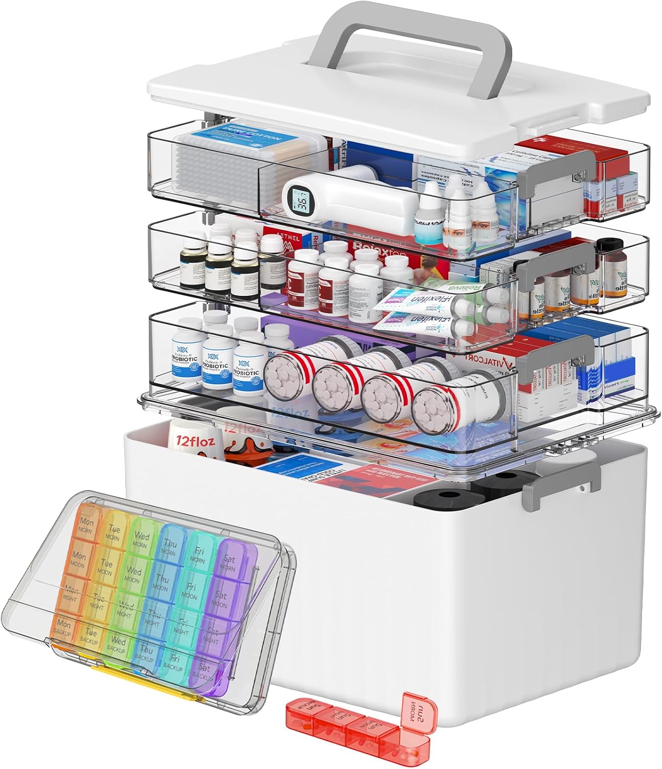 Lifewit 4-Tier Medicine Cabinet Organizer (Extra Tall)